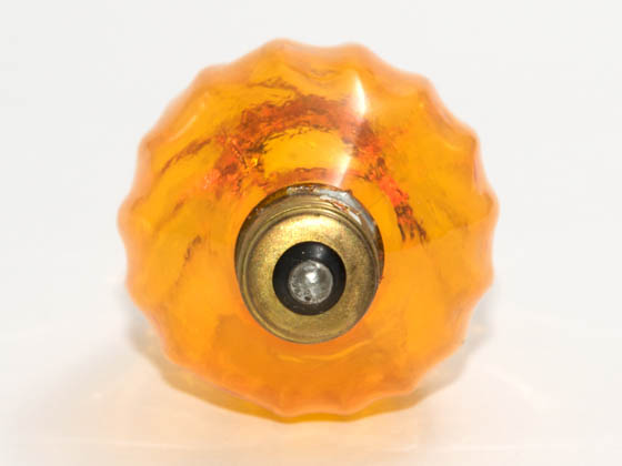 Bulbrite 420225 25F10A (Amber) 25W 130V F10 Amber Fiesta Decorative Bulb, E12 Base