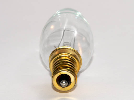 Bulbrite 400660 60E14TC/HV (High Voltage) 60 Watt, 220 Volt Clear Blunt Tip European Decorative Bulb