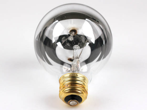 Bulbrite 712336 60G25HM (Half Mirror) 60W 120V G25 Half Mirror Globe Bulb, E26 Base