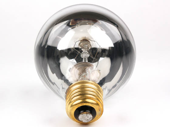 Bulbrite 712331 100G25HM 100W 120V G25 Half Mirror Globe Bulb, E26 Base