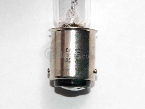 Eiko W-Q150CL/DC-130V Q150CL/DC-130V 150W 130V T4 Clear Halogen Double Contact Bayonet Bulb