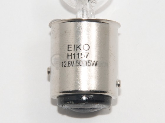 Eiko W-H1157 H1157 50/15 Watt, 12.8/12.8 Volt T-5 Recreational Vehicle Bulb