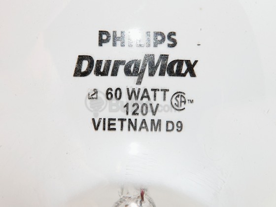 Philips Lighting 167494 60G25/W/LL (DISC USE 420851) Philips 60 Watt, 120 Volt G25 White Long Life Globe Bulb