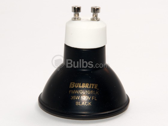 Bulbrite B638030 FMW/GU10/BLK (120V, 3000 Hrs) 35 Watt, 120 Volt MR16 Halogen Flood FMW Bulb