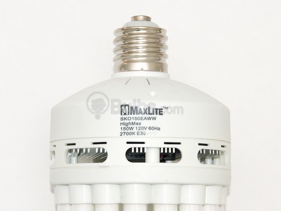 MaxLite M35862 SKO150EAWW HighMax 150W 120V Warm White CFL Bulb with E39 base