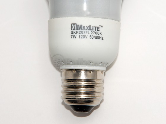 MaxLite M07007 SKR207FL (7 Watt, R20 Reflector) 30 Watt Incandescent Equivalent, 7 Watt, R20 Warm White Compact Fluorescent Bulb