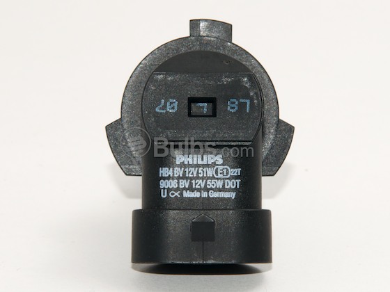 Philips Lighting PA-9006BVB1 9006BVB1 Philips 9006, HB4 Halogen Low Beam Headlight