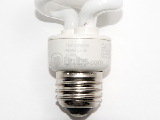 TCP TEC28909-41 28909-41 (4100K) 40 Watt Incandescent Equivalent, 9 Watt, 120 Volt Cool White Spiral CFL Bulb