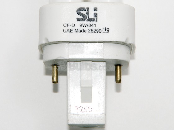 Havells-SLI S26290 CF9LD/841 (2 Pin) SLI 9W 2-Pin GX23-2 Cool White Double Twin Tube CFL Bulb