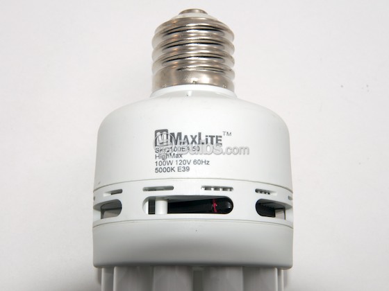 MaxLite M35840 SKQ100EA50 100W Bright White QuintupleTwin Tube CFL Bulb, E39 Base