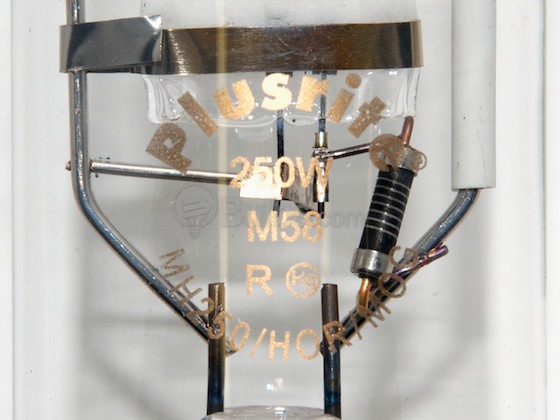 Plusrite FAN1019 MH250/T15/HOR/4K 250W Clear T15 Cool White Metal Halide Bulb