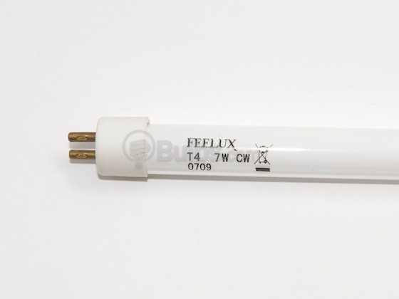 Feelux F7T4/CW 7 Watt T4 Cool White Fluorescent Lamp