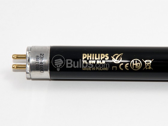 Philips Lighting 157552 TL6WT5/BLB Philips 6W 9in T5 Black Light Blue Fluorescent Tube