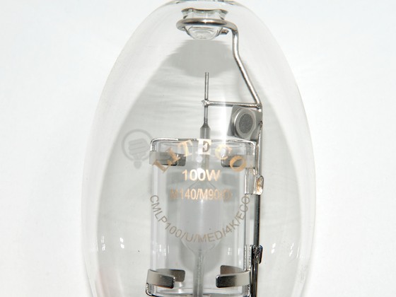 Liteco Inc. CML100/U/MP/4K/ECO 100 Watt, Clear ED17 Protected Cool White Metal Halide Lamp