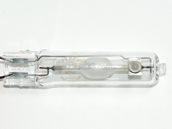 Liteco Inc. CML70/TC/830 70 Watt T4 Warm White Metal Halide Single Ended Bulb