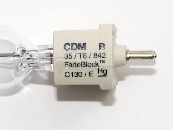 Philips Lighting 208868 CDM35/T6/842 Philips 39 Watt T6 Cool White Metal Halide Single Ended Bulb