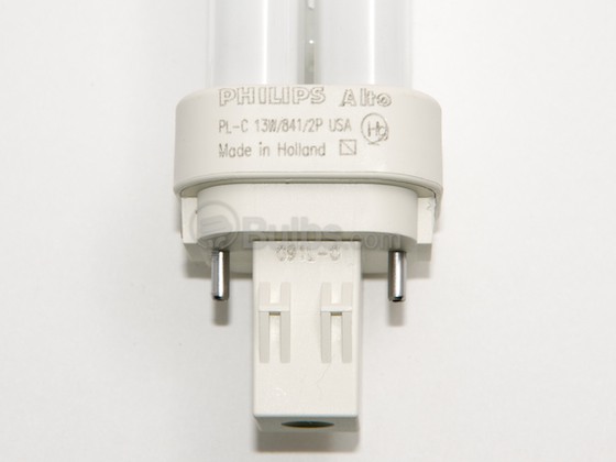 Philips Lighting 383133 PL-C 13W/841/USA/ALTO (2-Pin) Philips 13W 2 Pin GX232 Cool White Double Twin Tube USA CFL Bulb