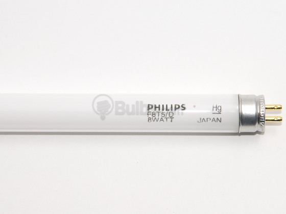 Philips Lighting 332494 F8T5/D Philips 8 Watt, 12 Inch T5 Daylight Fluorescent Bulb