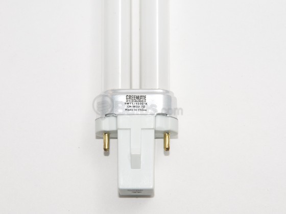 Greenlite Corp. G124005 9W/TT/2P/41K 9 Watt 2-Pin Cool White Single Twin Tube CFL Bulb