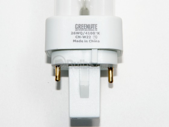 Greenlite Corp. G184009 26W/Q/2P/41K 26 Watt 2-Pin Cool White Quad/Double Twin Tube CFL Bulb