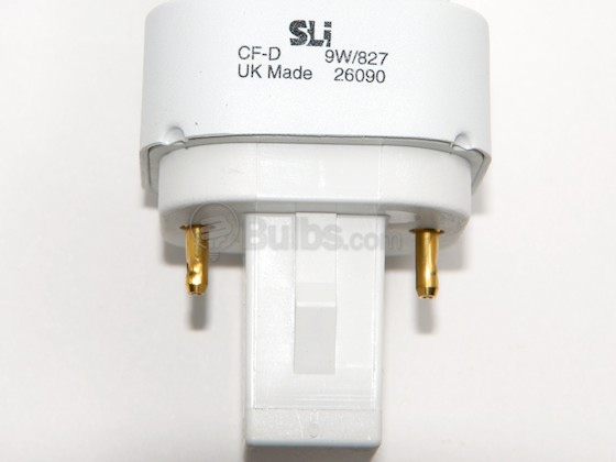 Havells-SLI S26090 CF9LD/827 (2 Pin) 9 Watt 2-Pin Warm White Double Twin Tube CFL Bulb