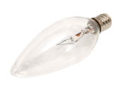 Bulbrite B460040 KR40CTC/32 40W 120V Clear Krypton Blunt Tip Decorative Bulb, E12 Base