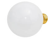 Bulbrite B330040 40G25WH3 40W 130V G25 White Globe Bulb, E26 Base
