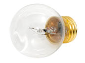 Bulbrite B311225 25G16ECL 25W 125V G16 Clear Globe Bulb, E26 Base
