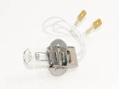 Narva 6.6 Amp, 200 Watt Prefocus Halogen Airfield Lamp with Pk30d Base and FLAT MALE Cable Connectors