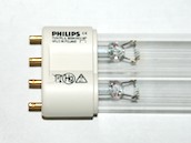 Philips Lighting 130351 TUV PL-L 60W/HO/4P (Germicidal) Philips 60W TUV 4 Pin 2G11 Germicidal Long Single Twin Tube CFL Bulb