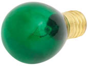 Bulbrite B702410 10S11TG (Trans. Green) 10W 130V S11 Transparent Green Sign or Indicator Bulb, E17 Base