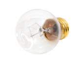 Bulbrite B311240 40G16ECL 40W 125V G16 Clear Globe Bulb, E26 Base