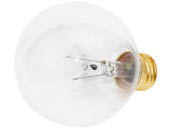 Bulbrite B331025 25G25CL3 (130V) 25W 130V G25 Clear Globe Bulb, E26 Base