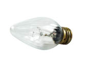 Protech Coatings Solutions 60F15-Cl-Al-TSG 60F15CL (Safety) Safety Coated 60 Watt, 130 Volt F15 Clear Fiesta Decorative Bulb