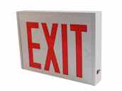 Exitronix VEX-8-U-S-WB-WH NYC-Approved Universal Steel Exit Sign with Battery Back-up