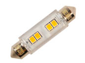 Bulbrite 770613 LED1/FEST/30K/24/2 0.8W 24V 3000K Miniature Festoon LED Bulb