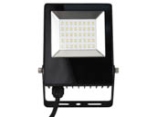 NaturaLED 7762 LED-FXFDL20/50K/BK 20 Watt, 150 Watt Equivalent, 5000K LED Flood Light Fixture with Yoke Mount