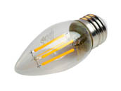 Bulbrite 776862 LED4B11/27K/FIL/E26/3 Dimmable 4.5W 2700K Decorative Filament LED Bulb, Enclosed and Outdoor Rated