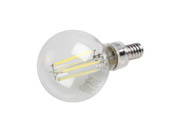 TCP FG16D4050EE12C Dimmable 4W 5000K G-16 Filament LED Bulb, Enclosed Rated