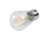 MaxLite 101418 F2S14ND27 Maxlite Non-Dimmable 2W 2700K S14 Filament LED Bulb, Enclosed and Wet Rated