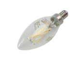 Philips Lighting 549147 3.3B11/PER/950/CL/G/E12/DIM 1FBT20 Philips Dimmable 3.3W 5000K 90 CRI Decorative LED Bulb, E12 Base, Wet Rated, Title 20 Compliant