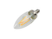 Philips Lighting 549337 5.5B11/PER/927-922/CL/G/E12/WGX 1FB T20 Philips Dimmable 5.5W Warm Glow 2700K-2200K 90 CRI Decorative LED Bulb, E12 Base, Wet Rated, Title 20 Compliant