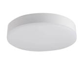 ETi Solid State Lighting 56549102 FMNL-16IN-1400LM-8-CP5-SV-TD ETI Dimmable 22 Watt Color Selectable (3000K/4000K/5000K) 16" Flush Mount LED Fixture with Nightlight Trim