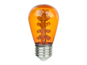 Sunlite 80366-SU S14/30LED/MED/A 1.1 Watt Sea Turtle and Wildlife Certified Amber S-14 LED Lamp, Non-Dimmable