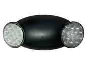 Emergi-Lite BEL-2LED Dual Head LED Emergency Light with Battery Backup, Black