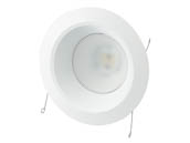 Lithonia Lighting 224VNN 6BPMW LED M6 Lithonia Dimmable 12.7 Watt 3000K Recessed LED Downlight Retrofit, Wet Rated, Title 24 Compliant