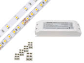 Diode LED DI-KIT-24V-BC1OM30-2700 BLAZE™ BASICS 100 LED Tape Light Kit, 24V, 2700K, 16.4 ft. Spool with UL Listed OMNIDRIVE® Driver