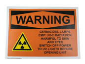 Compliance Signs CS134272-2970 UVC Germicidal Magnetic Warning Sign