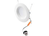 NaturaLED 9527 LED6RL14-110L9CCT5 5"/6", 14 Watt Recessed LED Downlight, Color Selectable, 90 CRI