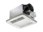 Delta Breez GBR80LED GBR80LED Dimmable LED Ultra Quiet 0.8 Sones 4" Duct 80 CFM Speed 120V